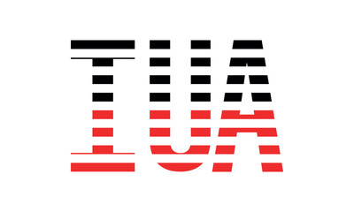 IUA three initial letter iconic line negative space minimal logo design vector template. monogram, abstract, wordmark, business, typography, minimalist, brand, company, flat, modern, unique, simple