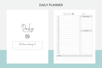Daily Planner Kdp Interior