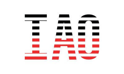 IAO three initial letter iconic line negative space minimal logo design vector template. monogram, abstract, wordmark, business, typography, minimalist, brand, company, flat, modern, unique, simple