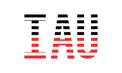 IAU three initial letter iconic line negative space minimal logo design vector template. monogram, abstract, wordmark, business, typography, minimalist, brand, company, flat, modern, unique, simple