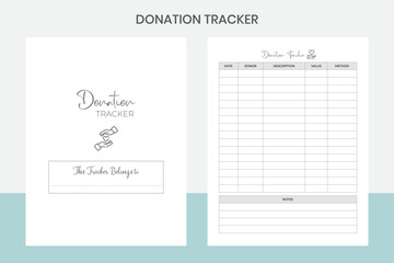 Donation Tracker Kdp Interior