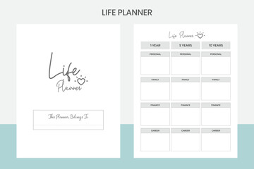Life Planner Kdp Interior