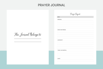 Prayer Journal Kdp Interior