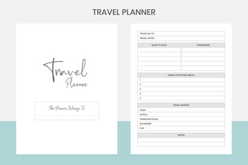 Travel Planner Kdp Interior