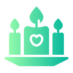 candles gradient icon