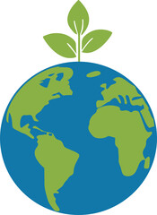 Happy earth day design element, earth day design concept decoration