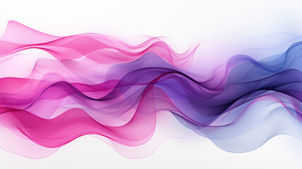 abstract background transparent wave curve shiny on white background. Generative ai. - obrazy, fototapety, plakaty