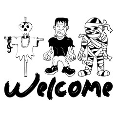 Halloween Qutes SVG Design