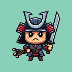 SAMURAI ILLUSTRATION VECTOR