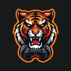 TIGER MASCOT LOGO VECTOR