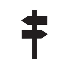 signpost icon, vector best flat icon.