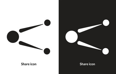 Share icon. isolated on white background.