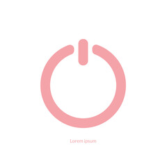 Obraz premium Power icon Vector Illustration on the white background.