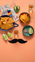 Cinco de mayo concept. Mexican party Cinco de Mayo holiday celebration.