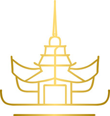 Golden buddha temple	