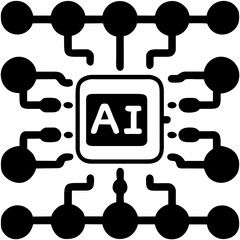 Artificial intelligence icon