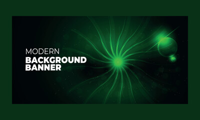 Vector modern colorful banner template and modern background banner