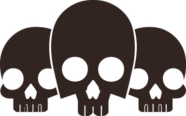 Halloween scary skulls
