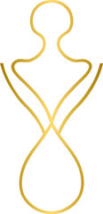  Golden fashion design logo, golden fashion	
