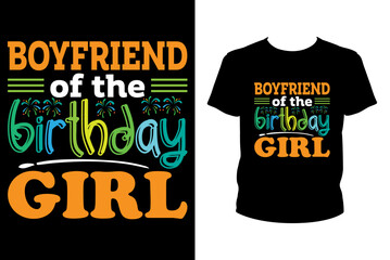 Boyfriend of the birthday girl art file for Cricut and silhouette. You can edit it with Adobe Illustrator.
