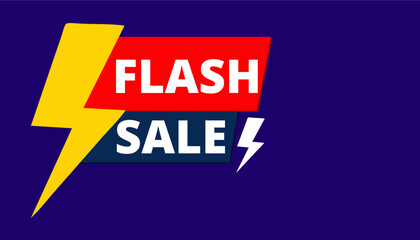 Discount sale days poster with Flash Sale text