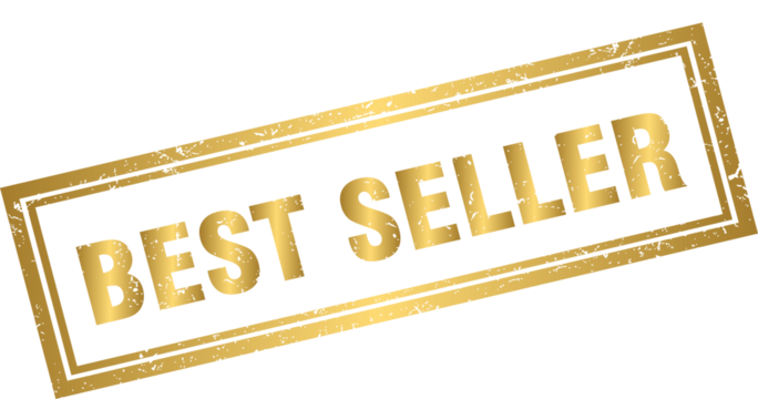 Golden best seller rubber stamp