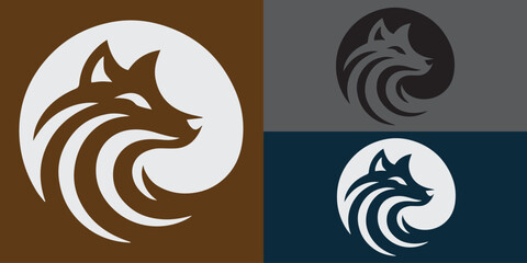 Animal Logo with Circle
