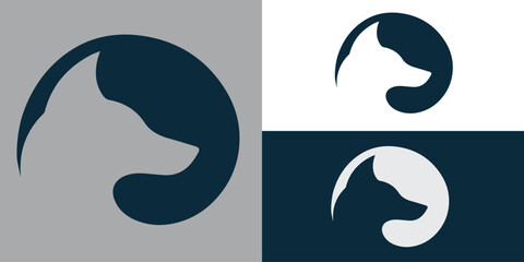 Animal Logo with Circle
