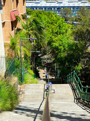 A stairs near Kings Cross, Sydney, Australia