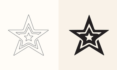 Obraz premium star vector illustration