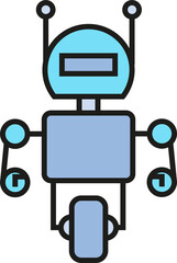 Robot Character Icon
