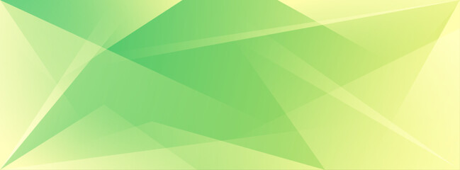 Modern banner background abstract . Green and yellow gradation. Slash random pattern. Memphis