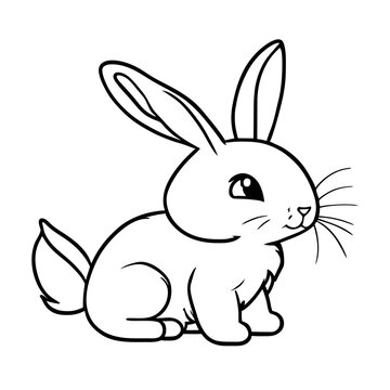 Cute animal, cute rabbit character