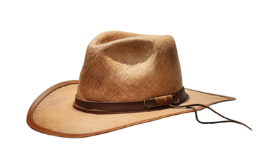 Boho Breeze Embracing Bohemian Chic with the Effortlessly Stylish Floppy Hat on White or PNG Transparent Background