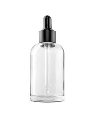 blank packaging clear glass bottle for cosmetic dropper serum or beauty products design mock-up - 697965133