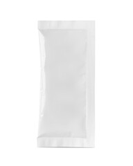 blank packaging white sachet for packaging design mock-up