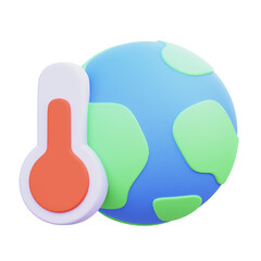 Temperature 3D Graphic Image