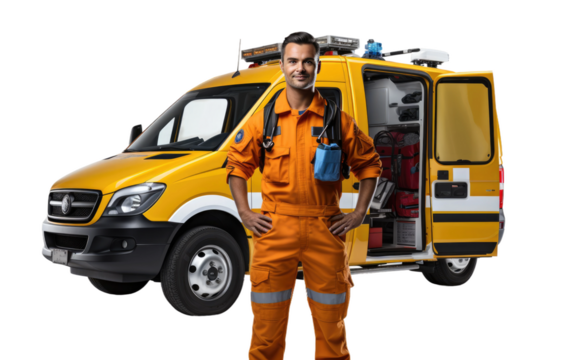 Rapid Response Resilience The Vital Role of Paramedics in Crisis Care on White or PNG Transparent Background