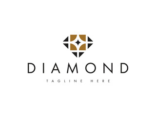 luxury diamond jewelry logo design