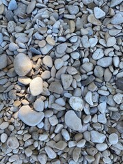 Sea stone on beach for background
