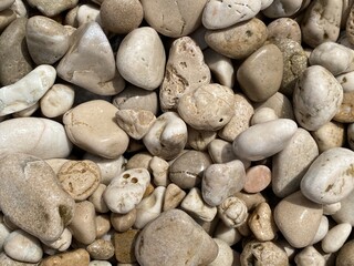 Sea stone on beach for background