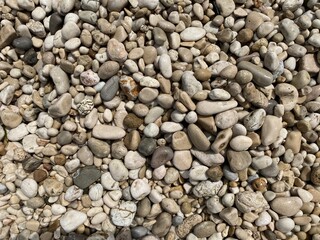 Sea stone on beach for background