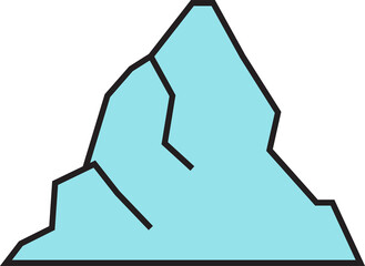 Mountain Icon Illustration
