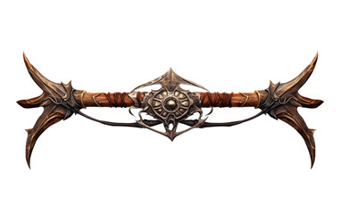 Longbows and Legacies The Art of War Bowman ship on White or PNG Transparent Background