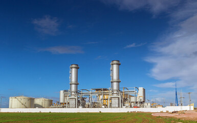 Fototapeta na wymiar STEG Zaghouan - Tunisia's Electricity and Gas Company