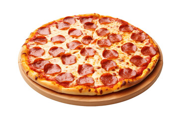 Flavor of Pepperoni Isolated On Transparent Background