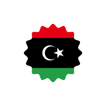 recommend clip art: Libya flag png label badge