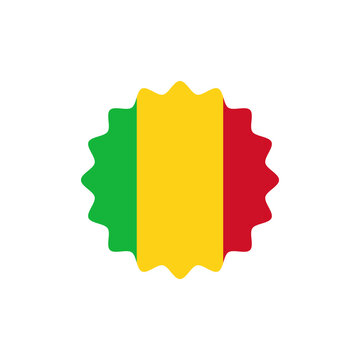 recommend clip art: Mali flag png label badge