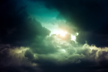 Storm Clouds with a Light