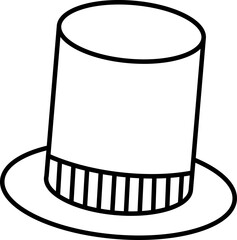 Christmas hat element vector